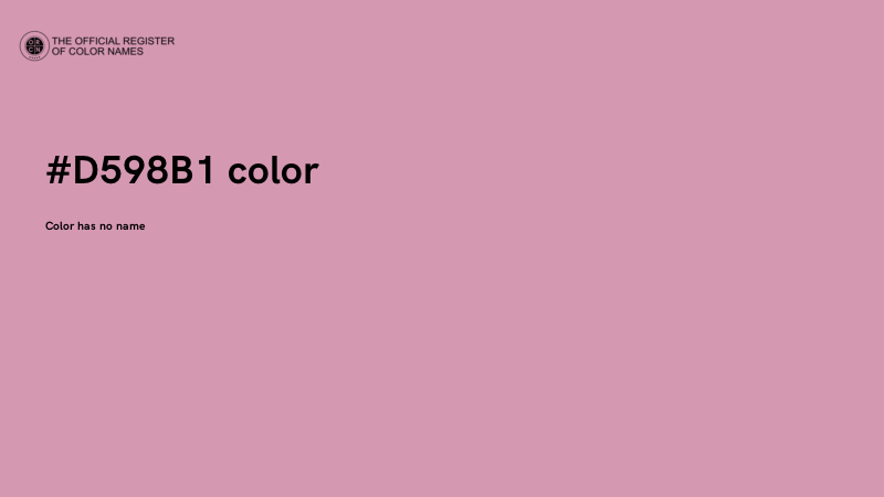 #D598B1 color image