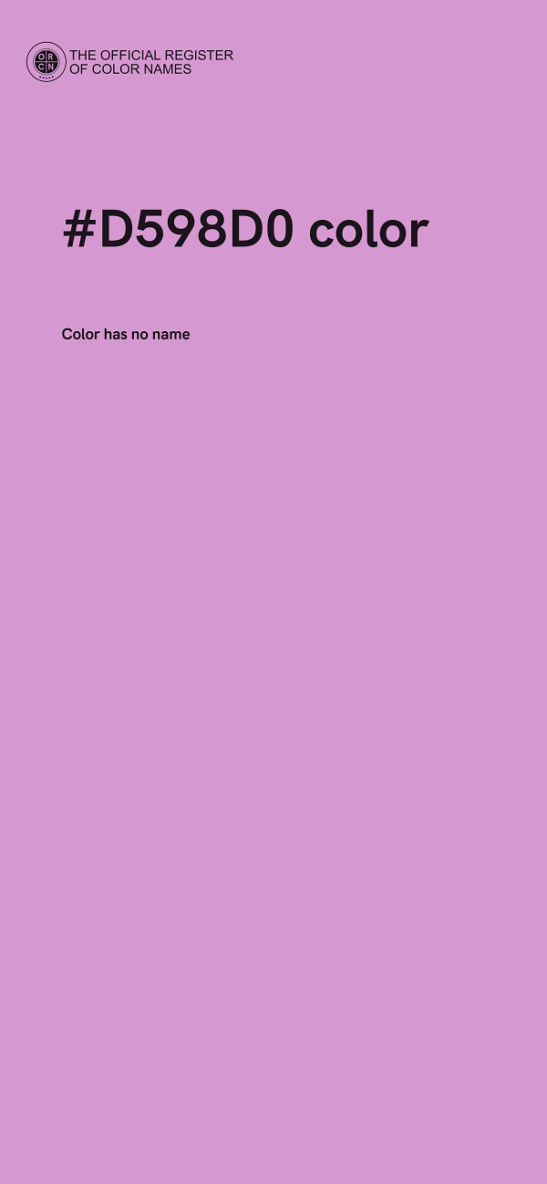 #D598D0 color image