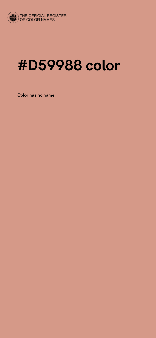#D59988 color image
