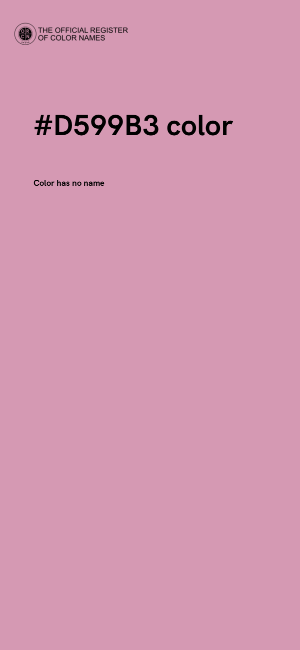 #D599B3 color image