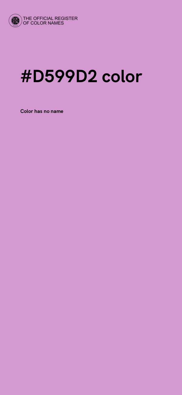 #D599D2 color image