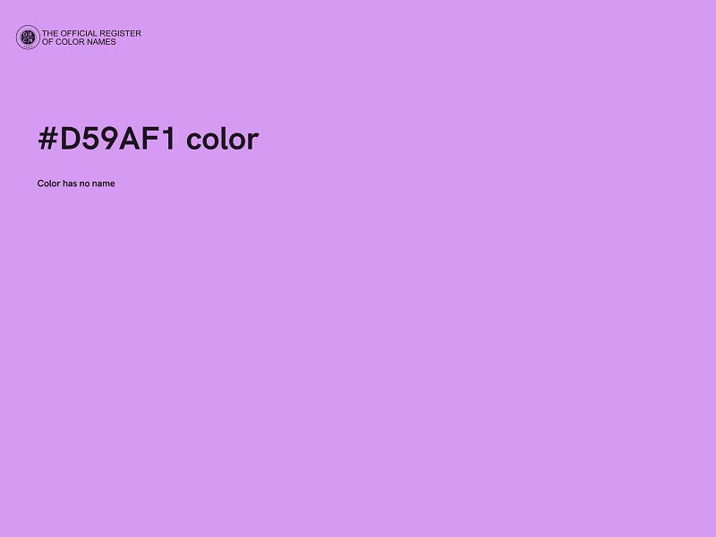 #D59AF1 color image