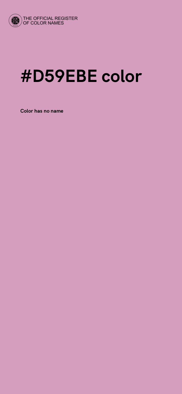 #D59EBE color image