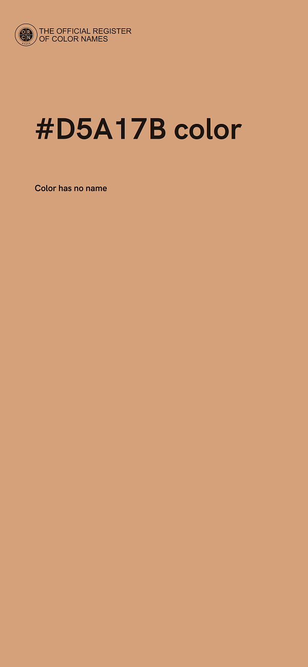 #D5A17B color image