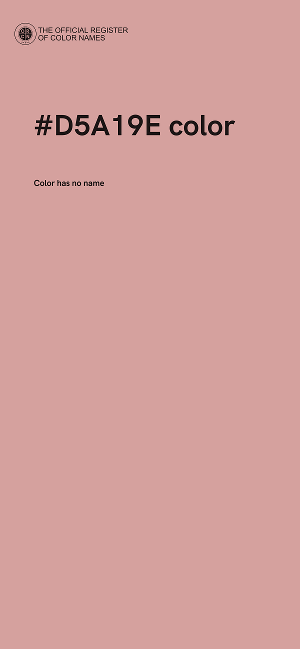 #D5A19E color image