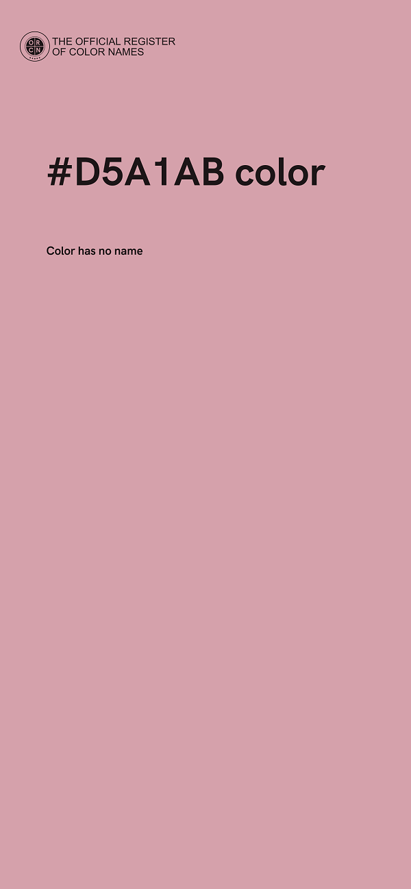 #D5A1AB color image