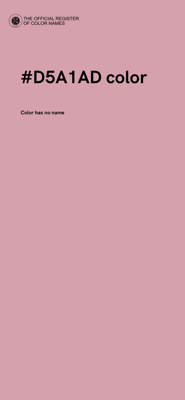 #D5A1AD color image