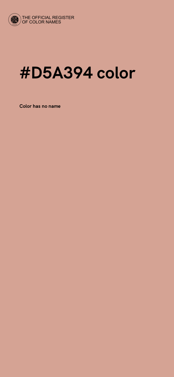 #D5A394 color image