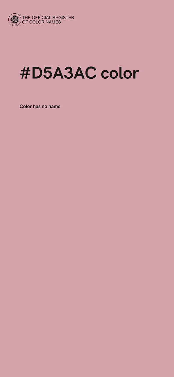 #D5A3AC color image