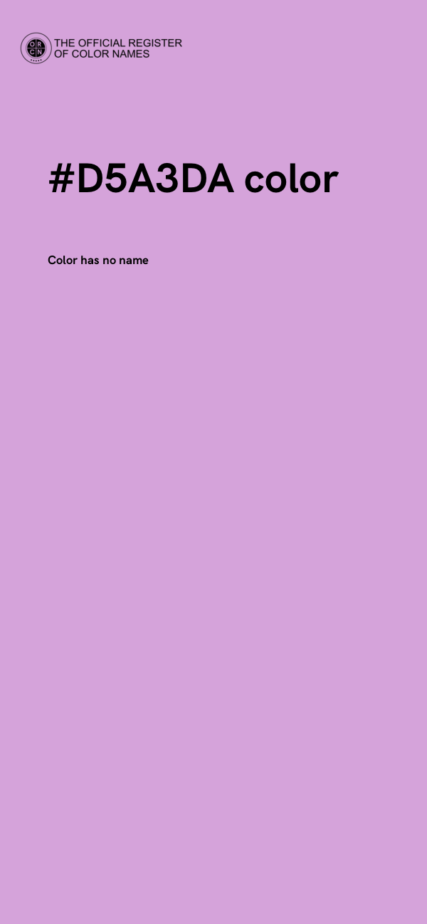 #D5A3DA color image