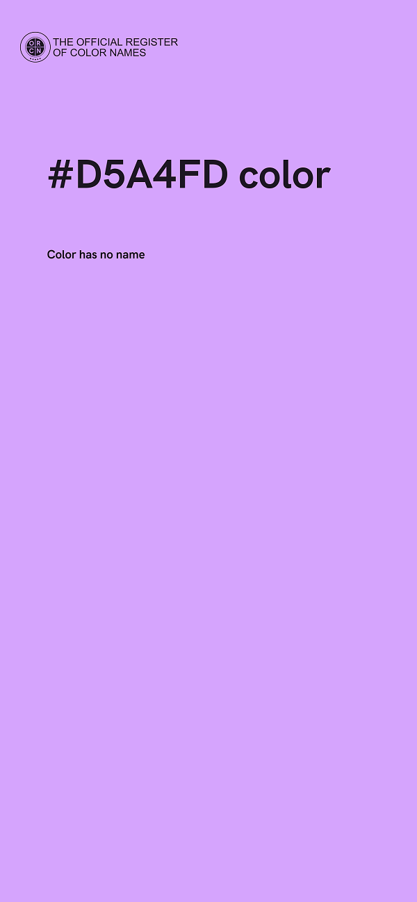 #D5A4FD color image