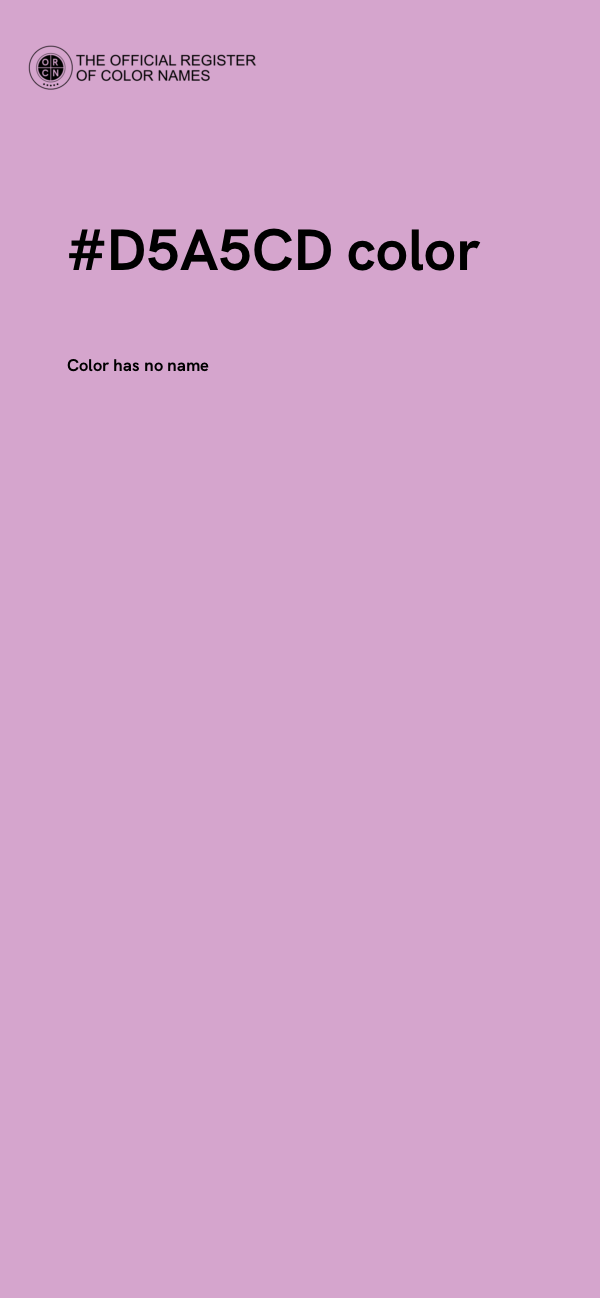 #D5A5CD color image
