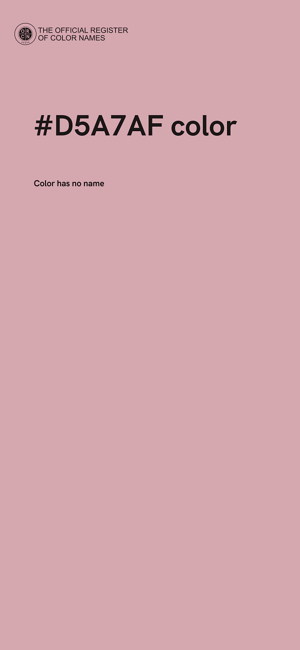 #D5A7AF color image