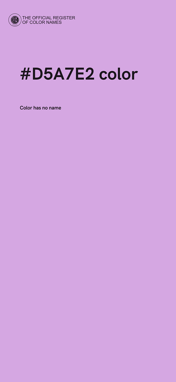 #D5A7E2 color image