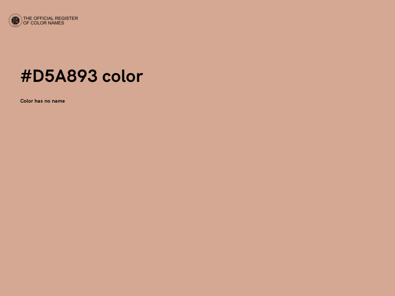 #D5A893 color image