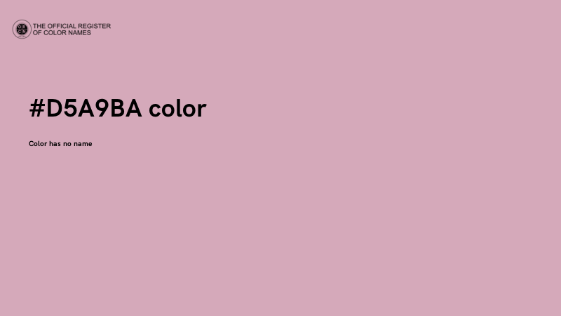 #D5A9BA color image