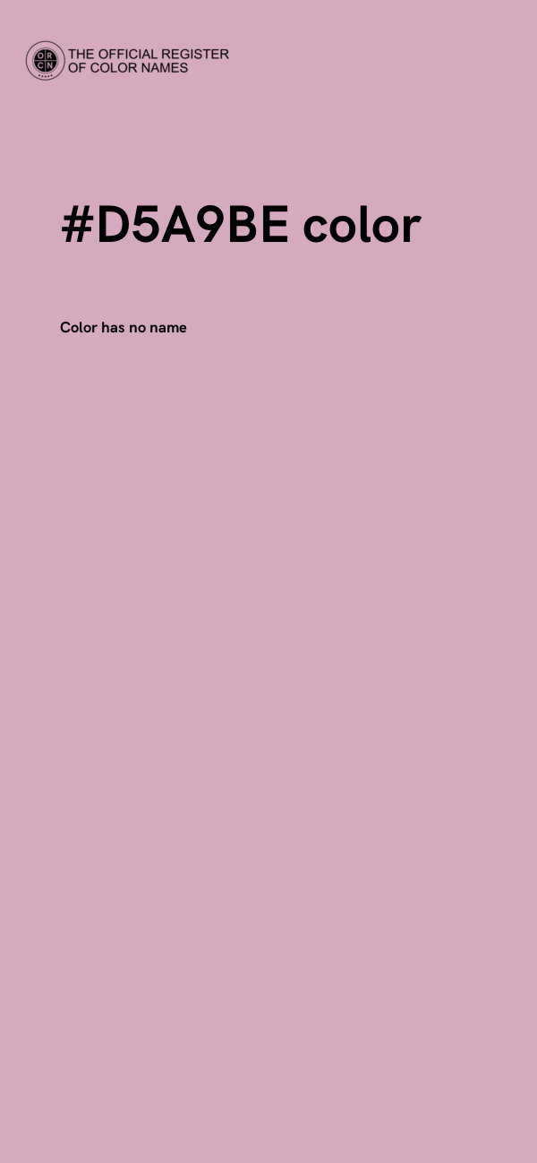 #D5A9BE color image