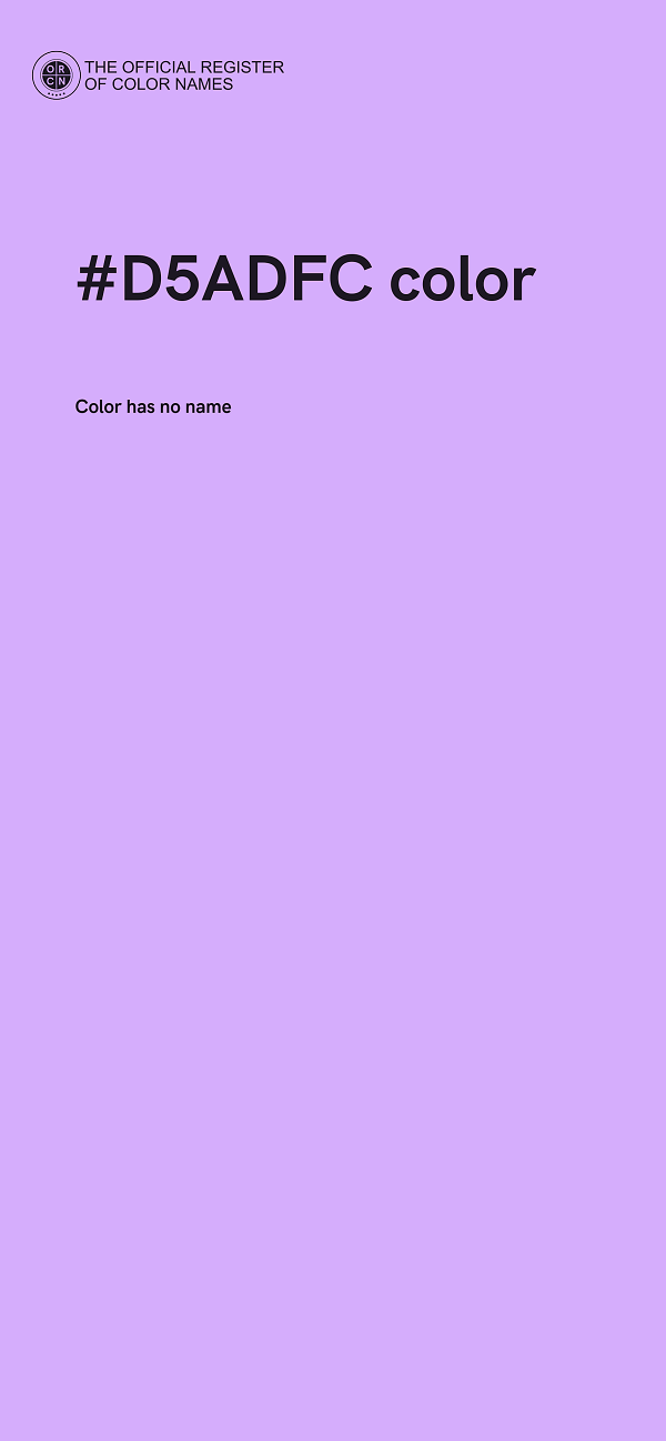 #D5ADFC color image
