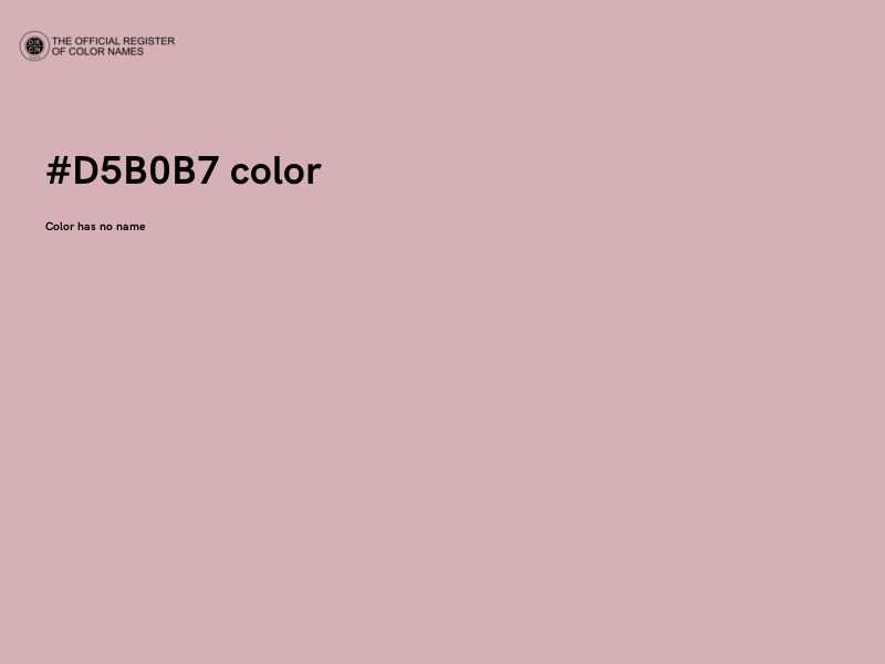 #D5B0B7 color image