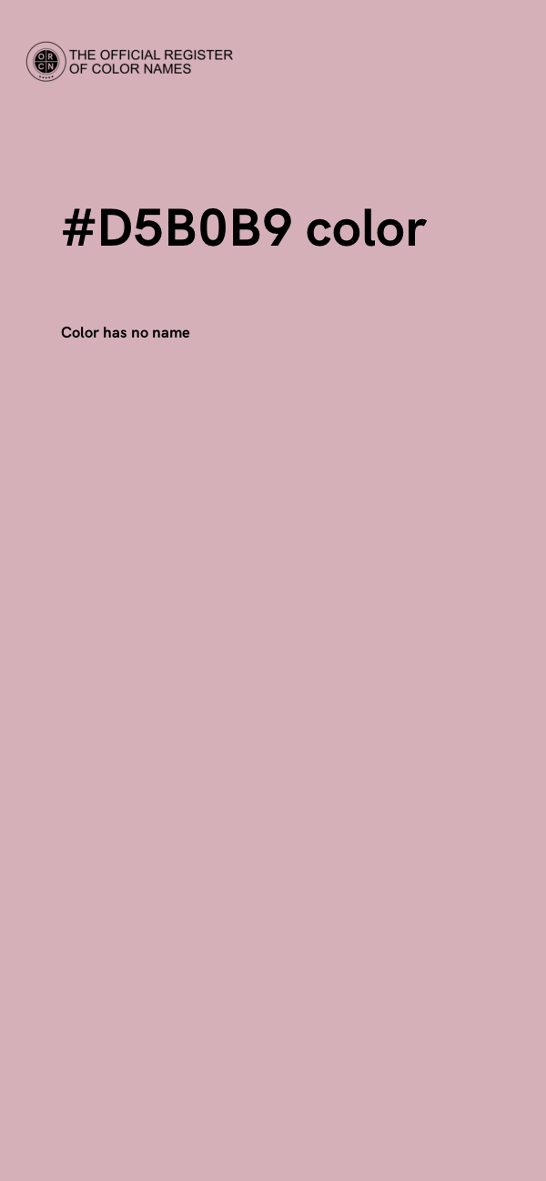 #D5B0B9 color image