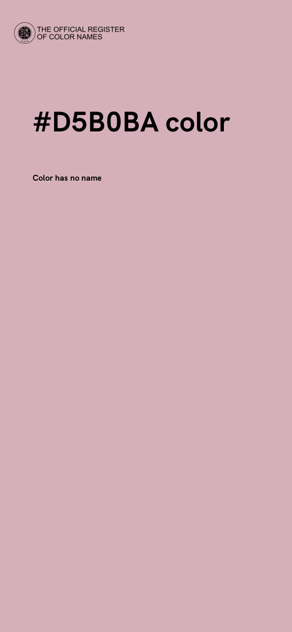 #D5B0BA color image