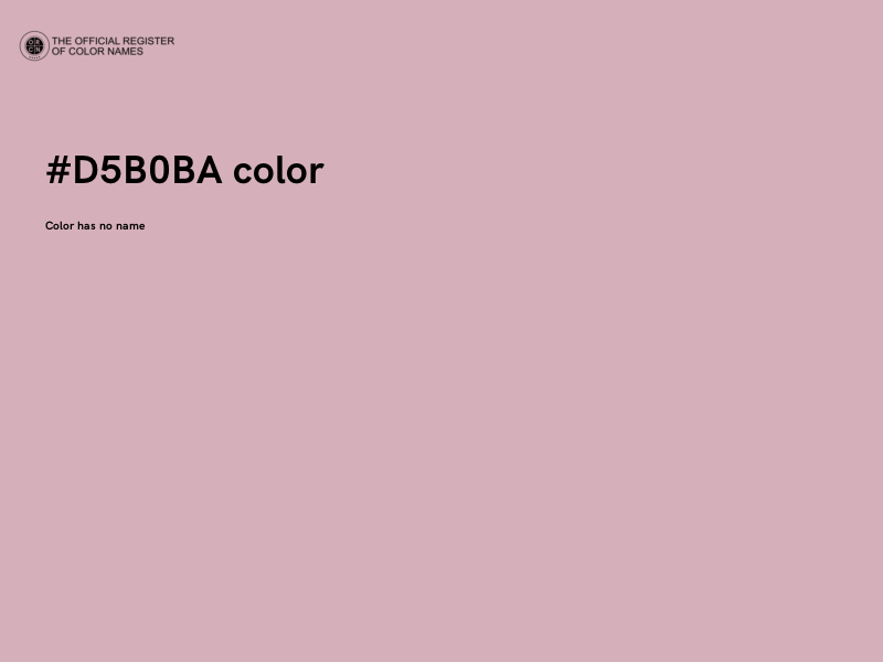 #D5B0BA color image