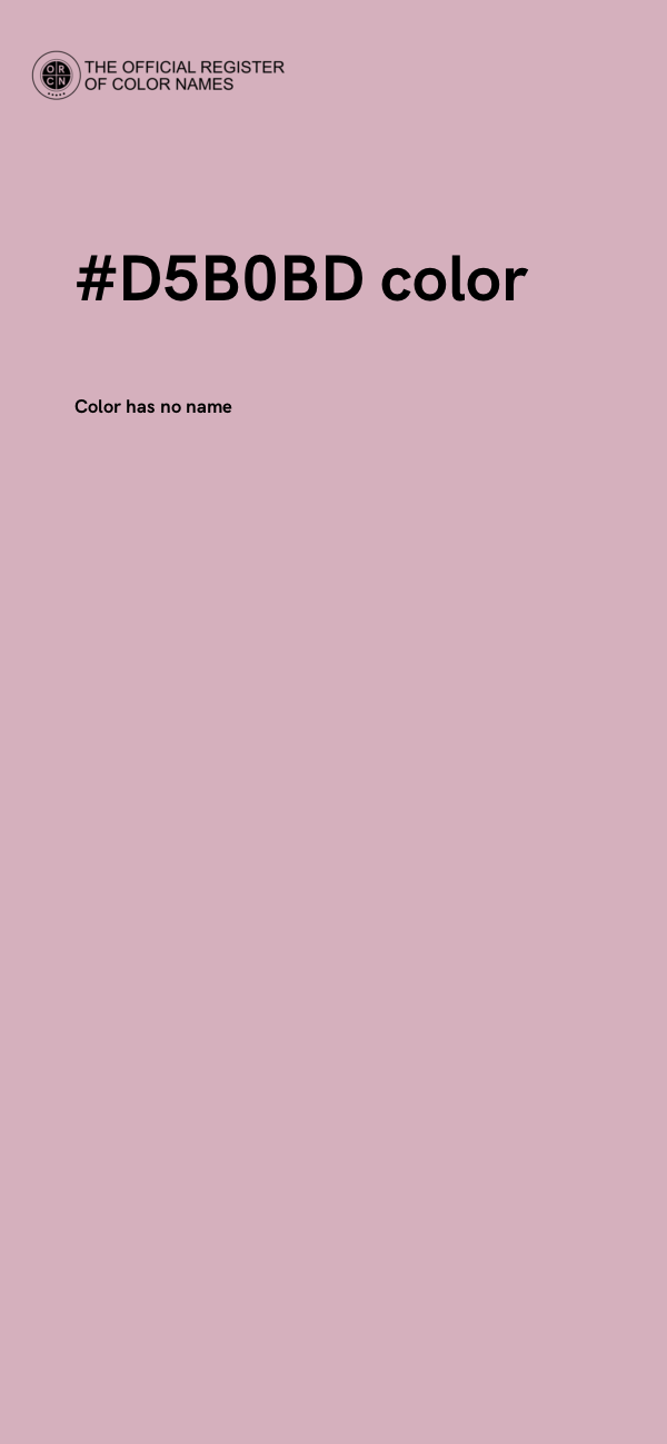 #D5B0BD color image