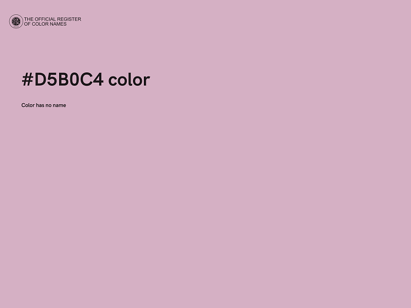 #D5B0C4 color image
