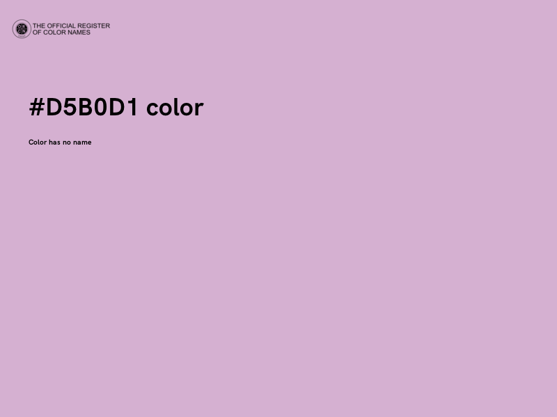 #D5B0D1 color image