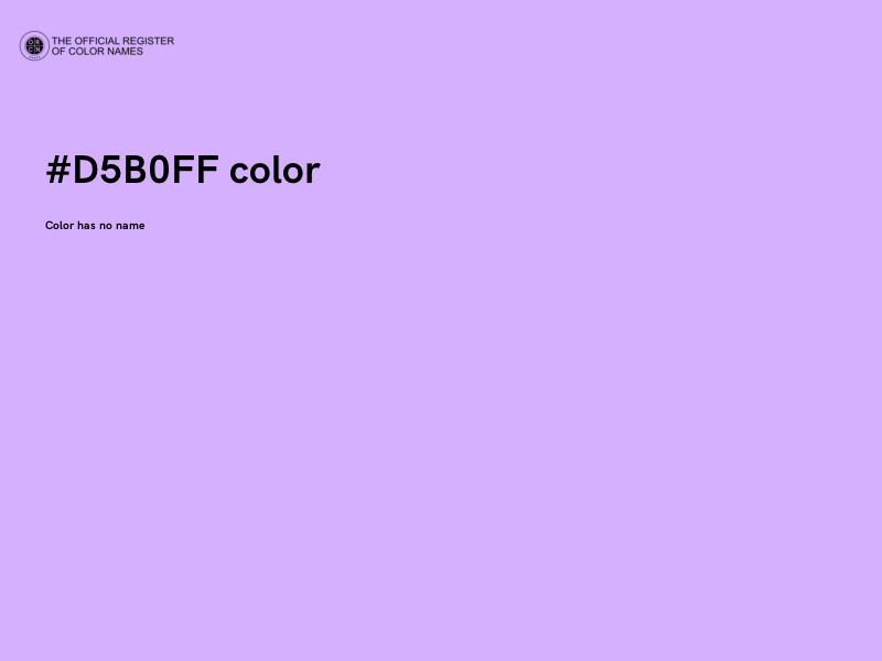 #D5B0FF color image