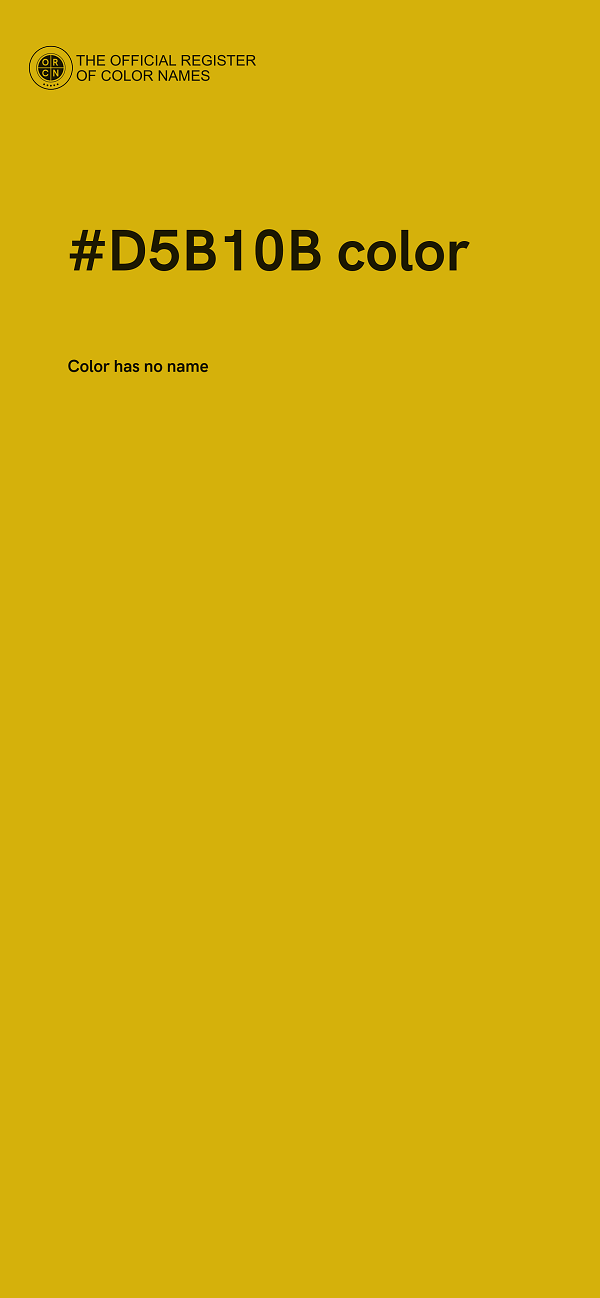 #D5B10B color image