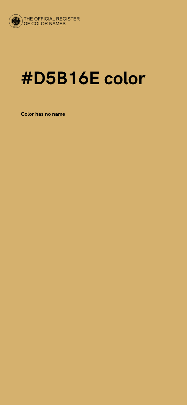 #D5B16E color image