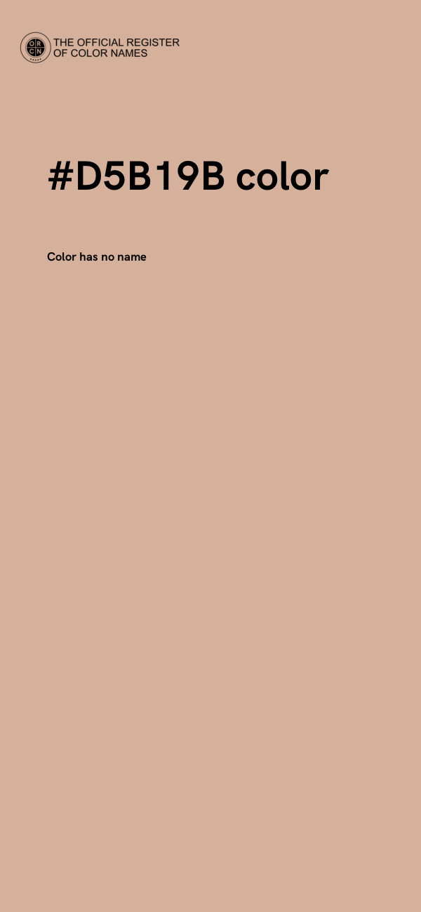 #D5B19B color image