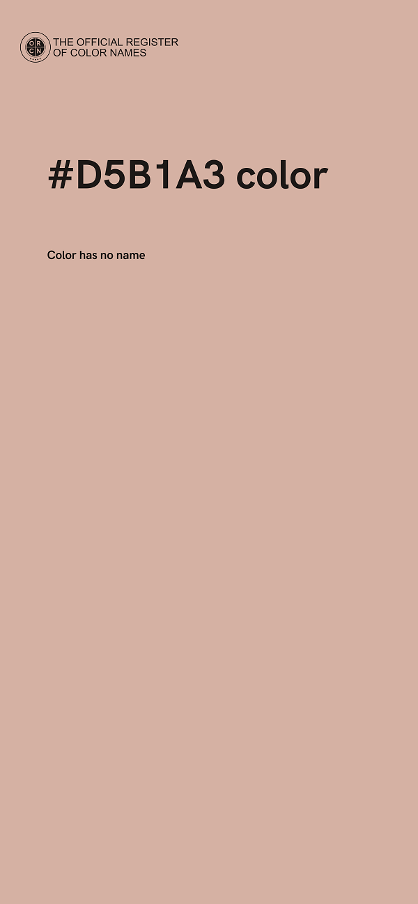 #D5B1A3 color image
