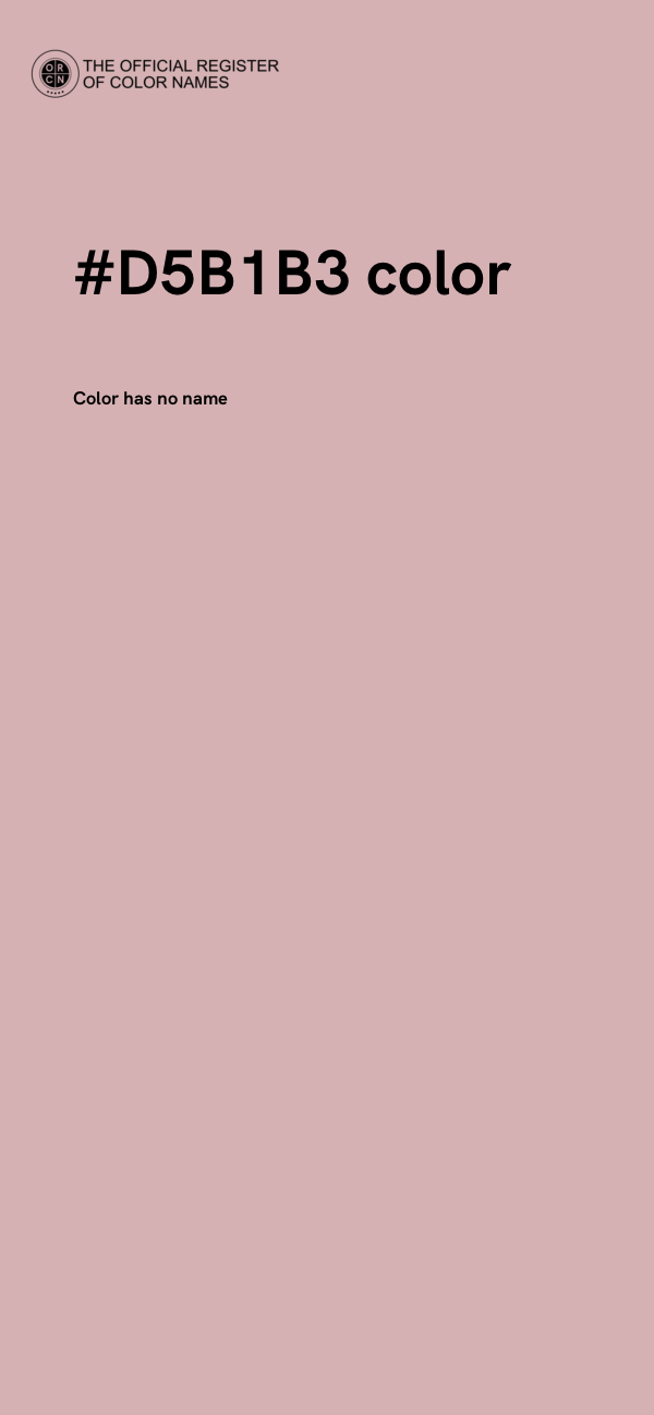 #D5B1B3 color image