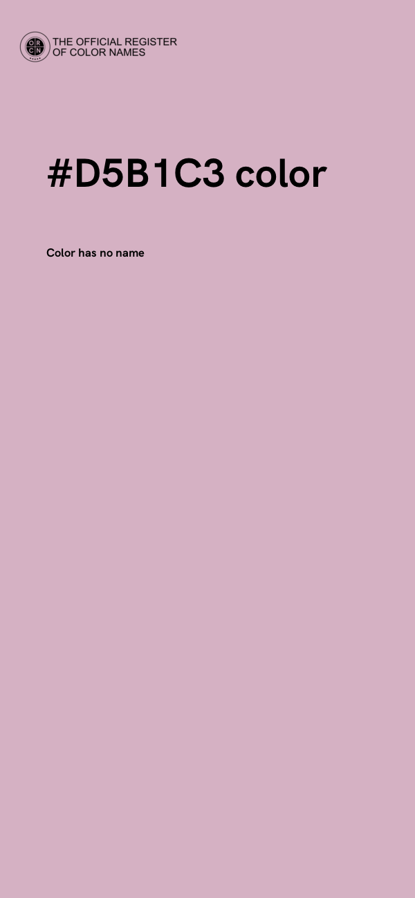 #D5B1C3 color image