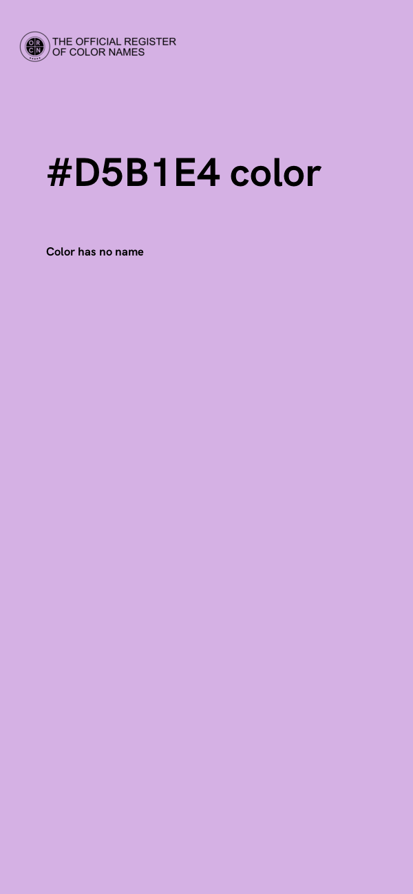 #D5B1E4 color image