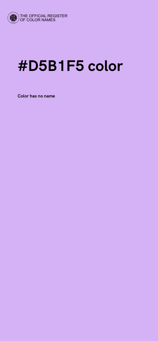 #D5B1F5 color image