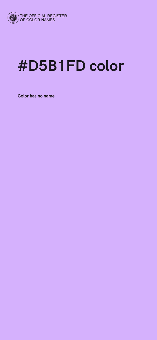 #D5B1FD color image