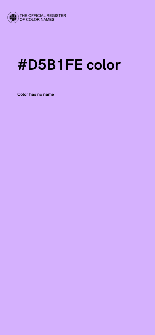 #D5B1FE color image