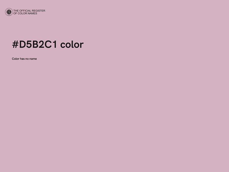 #D5B2C1 color image