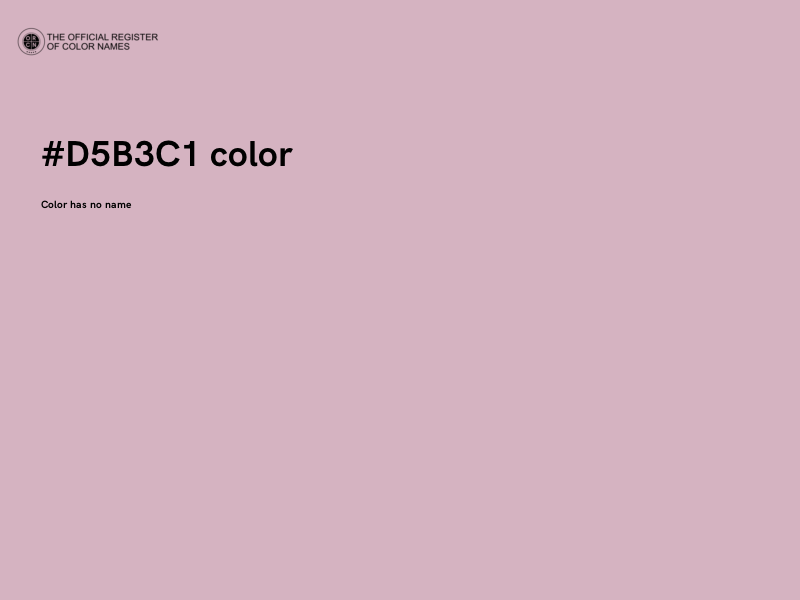#D5B3C1 color image