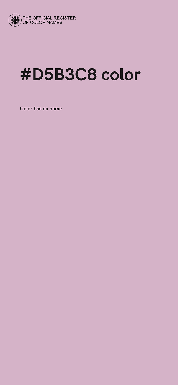 #D5B3C8 color image