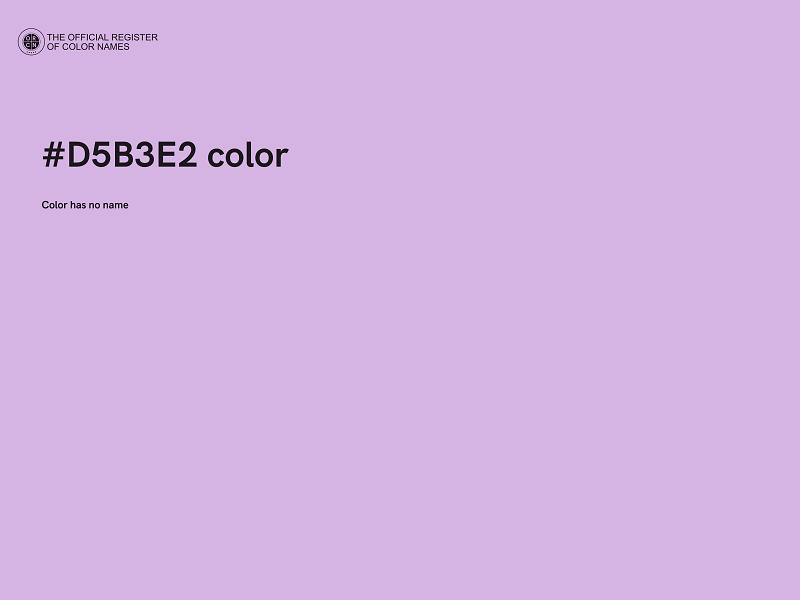 #D5B3E2 color image