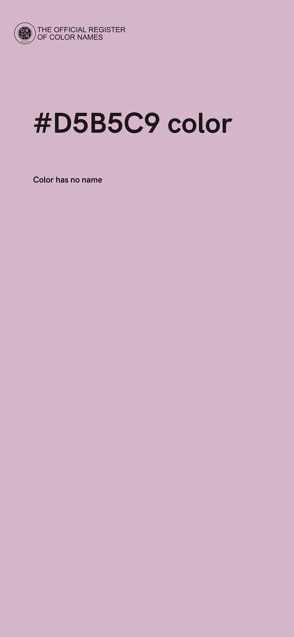 #D5B5C9 color image