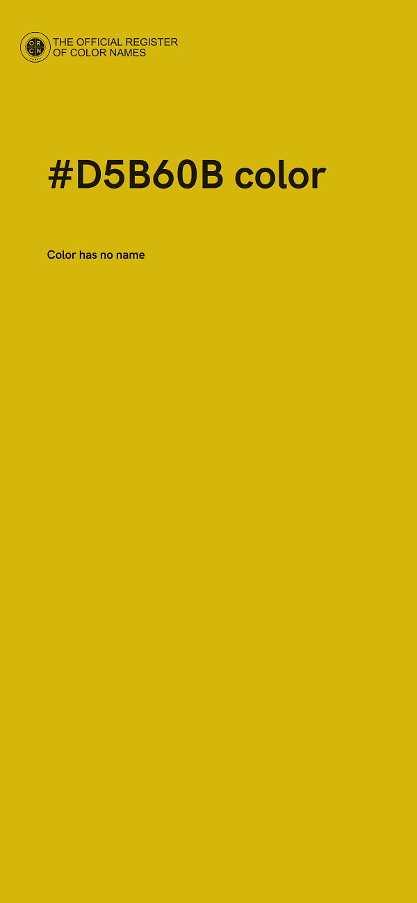 #D5B60B color image