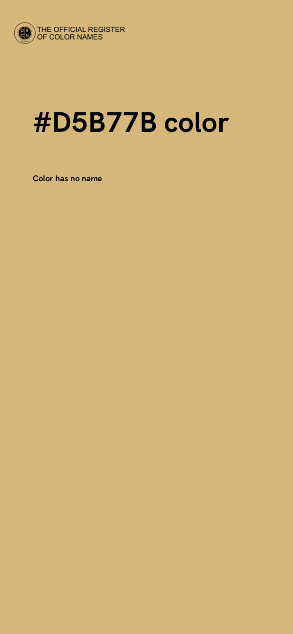 #D5B77B color image