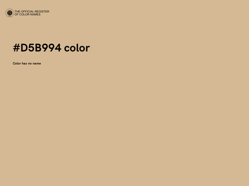 #D5B994 color image