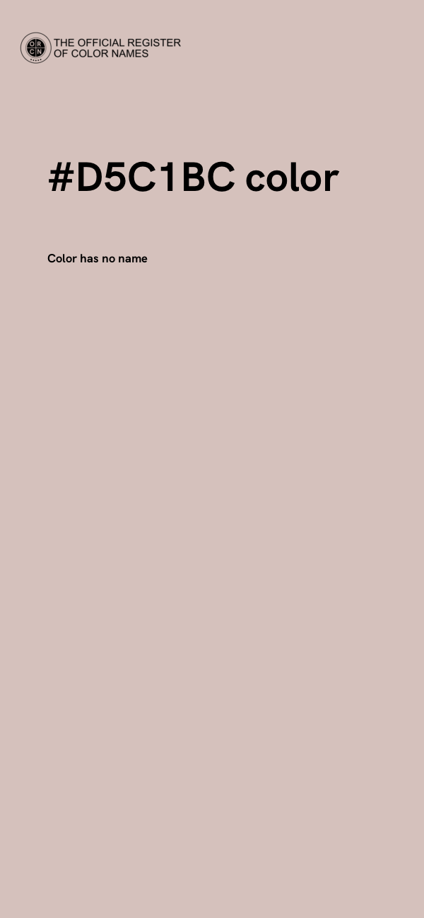 #D5C1BC color image