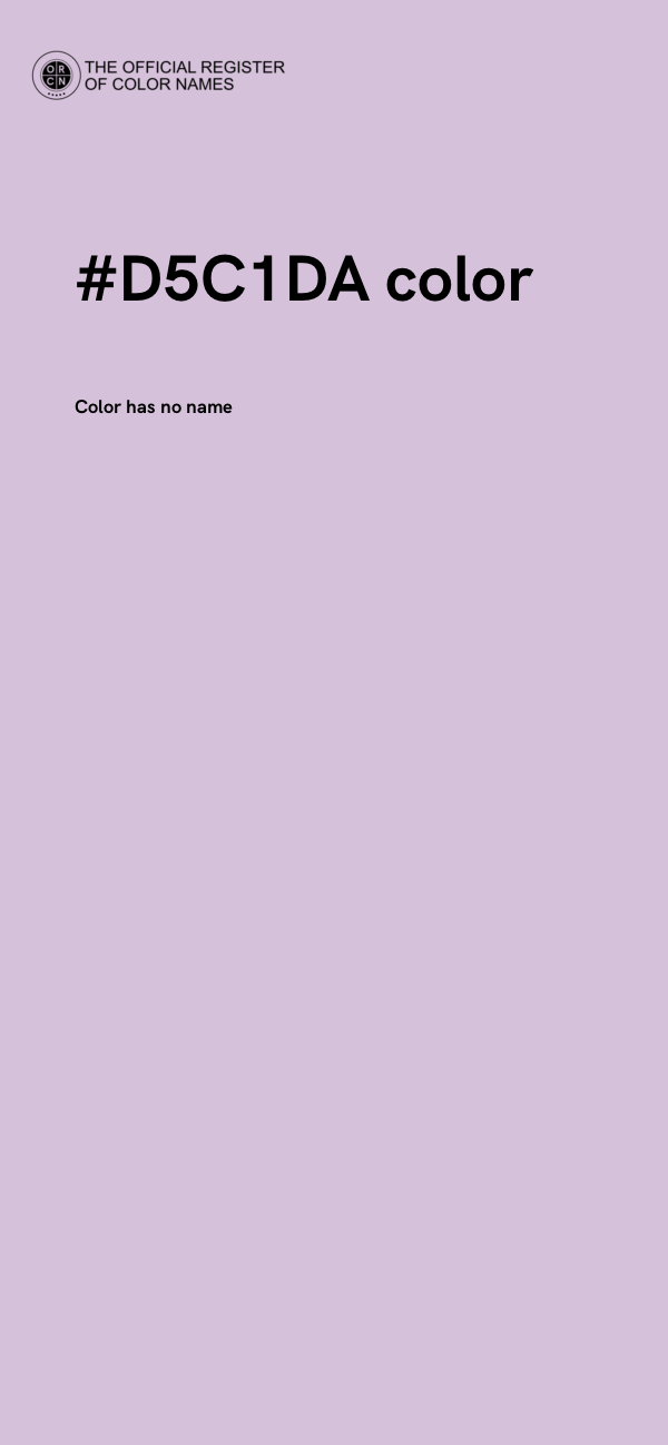 #D5C1DA color image